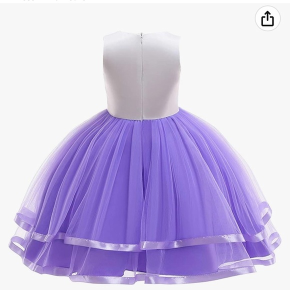 Princess Dresses for girls Unicorn Costume Flower Pageant Dress - Picture 2 of 7